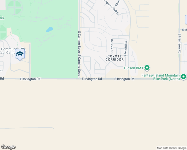 map of restaurants, bars, coffee shops, grocery stores, and more near 4872 South Wild Rose Drive in Tucson
