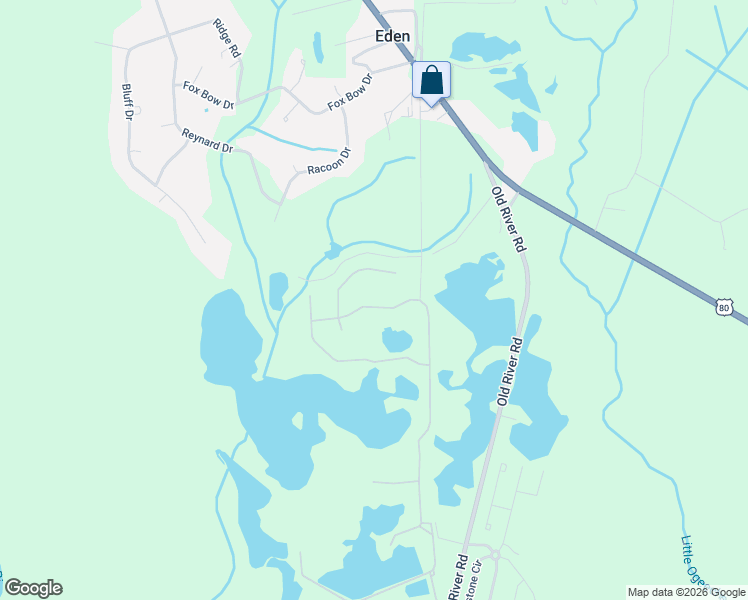map of restaurants, bars, coffee shops, grocery stores, and more near 326 Old Rail Road in Bloomingdale