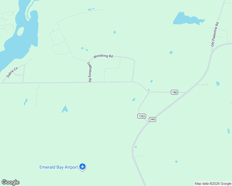 map of restaurants, bars, coffee shops, grocery stores, and more near 14197 County Road 188 in Bullard