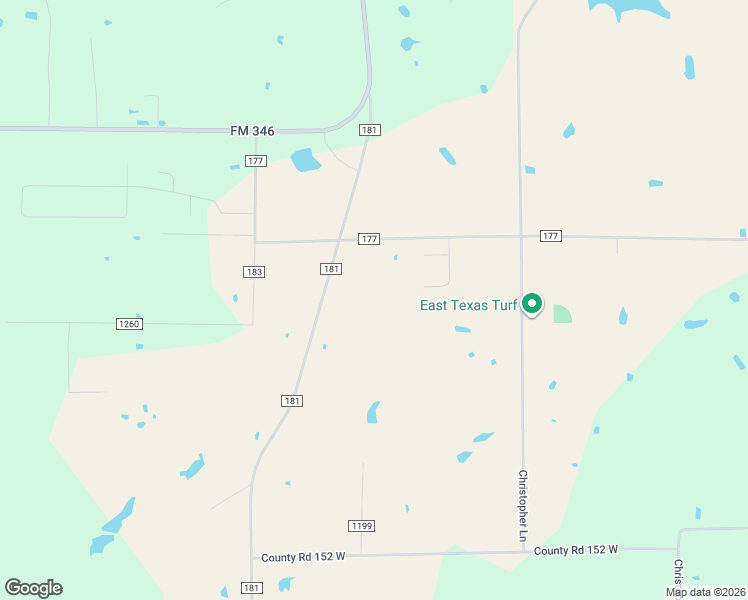 map of restaurants, bars, coffee shops, grocery stores, and more near 11913 County Road 177 in Bullard