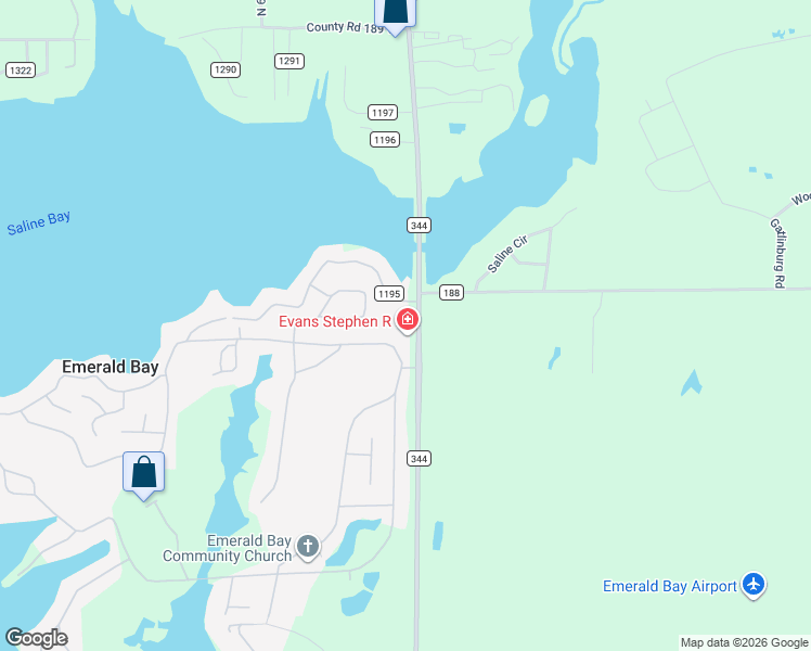 map of restaurants, bars, coffee shops, grocery stores, and more near 16434 Fm 344 West in Bullard