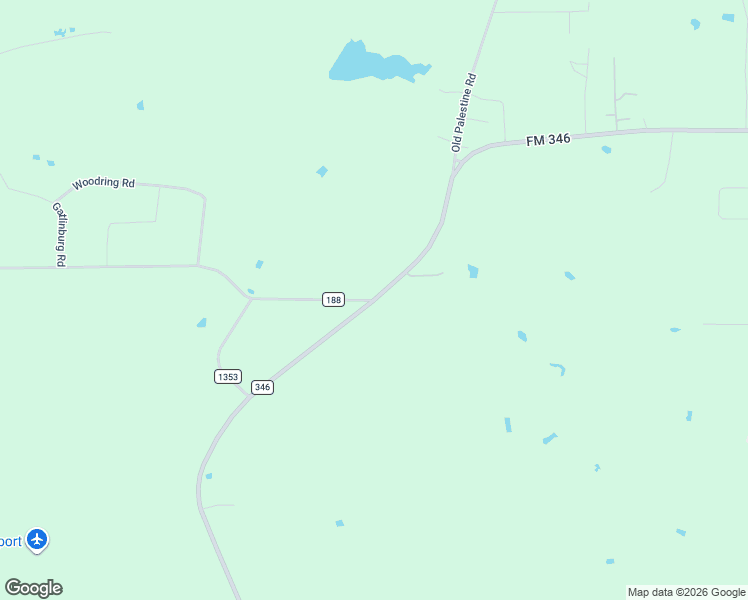 map of restaurants, bars, coffee shops, grocery stores, and more near 13600 County Road 188 in Bullard