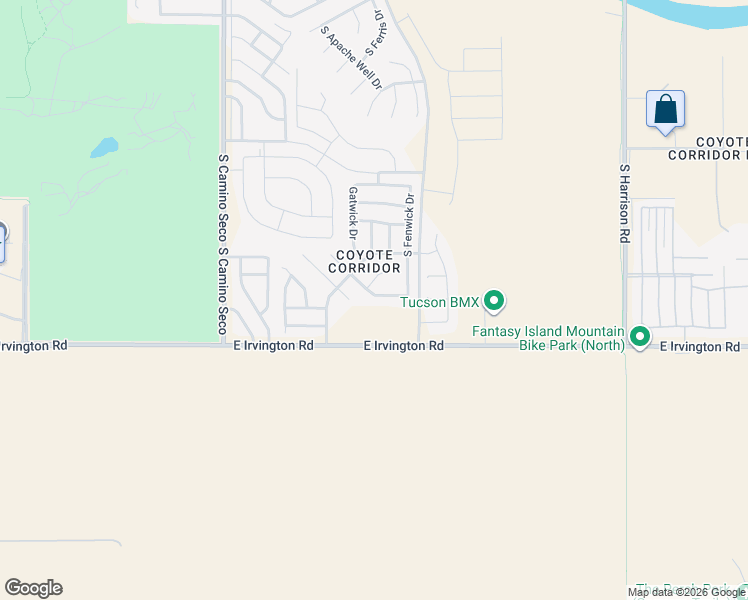 map of restaurants, bars, coffee shops, grocery stores, and more near 9002 East Alderpoint Way in Tucson