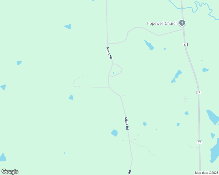 map of restaurants, bars, coffee shops, grocery stores, and more near Mims Road in Hope Hull