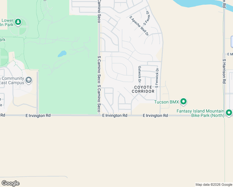 map of restaurants, bars, coffee shops, grocery stores, and more near 8824 East Fruit Tree Drive in Tucson