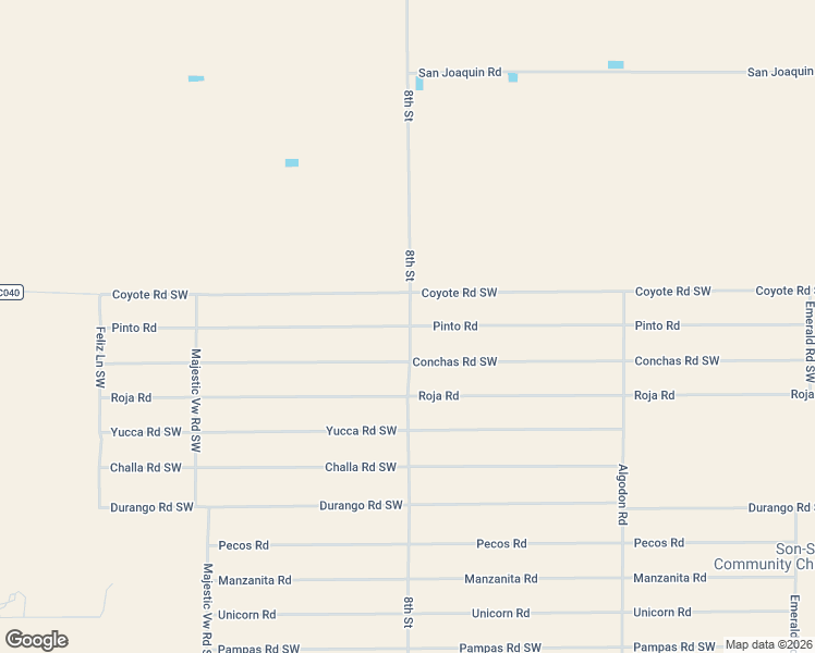 map of restaurants, bars, coffee shops, grocery stores, and more near 1000 Pinto Road in Deming