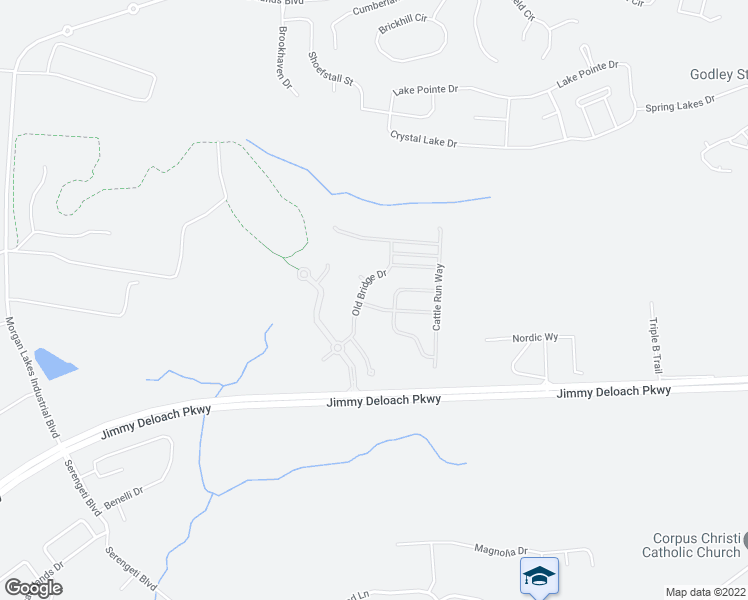 map of restaurants, bars, coffee shops, grocery stores, and more near 110 Rocking Horse Lane in Pooler