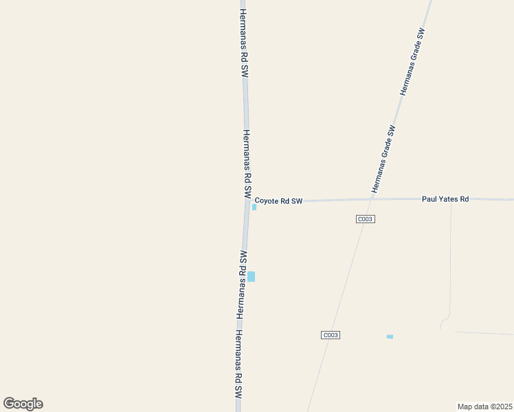 map of restaurants, bars, coffee shops, grocery stores, and more near 3544-3998 Coyote Road Southwest in Deming