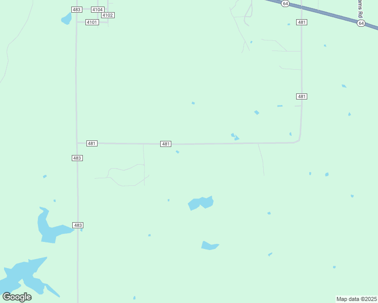 map of restaurants, bars, coffee shops, grocery stores, and more near 1327 County Road 481 in Henderson