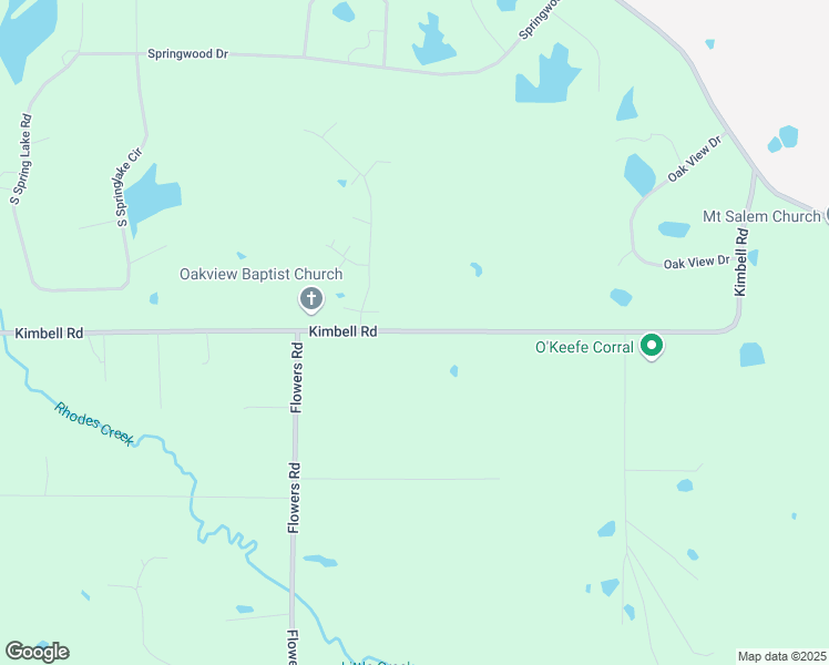 map of restaurants, bars, coffee shops, grocery stores, and more near 1359-1433 Kimbell Road in Terry