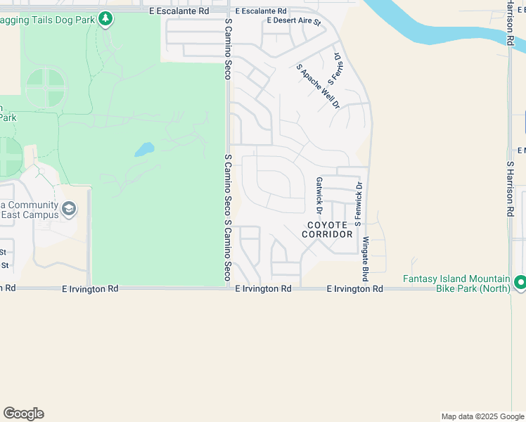 map of restaurants, bars, coffee shops, grocery stores, and more near 8748 East Stone Meadow Circle in Tucson