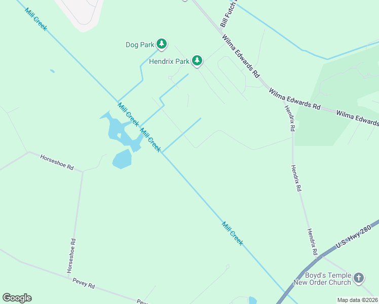 map of restaurants, bars, coffee shops, grocery stores, and more near 589 Old Mill Creek Road in Ellabell