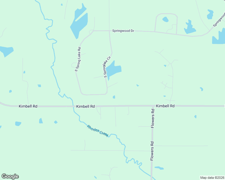 map of restaurants, bars, coffee shops, grocery stores, and more near 830 Springlake Drive in Terry