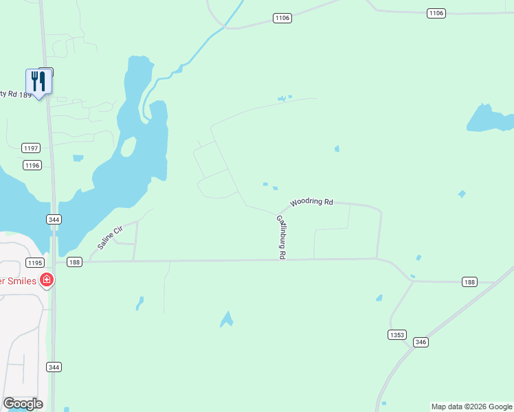 map of restaurants, bars, coffee shops, grocery stores, and more near 21321 Gatlinburg Road in Bullard