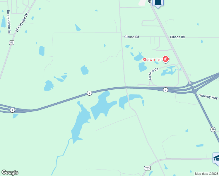 map of restaurants, bars, coffee shops, grocery stores, and more near Texas 7 Loop in Athens