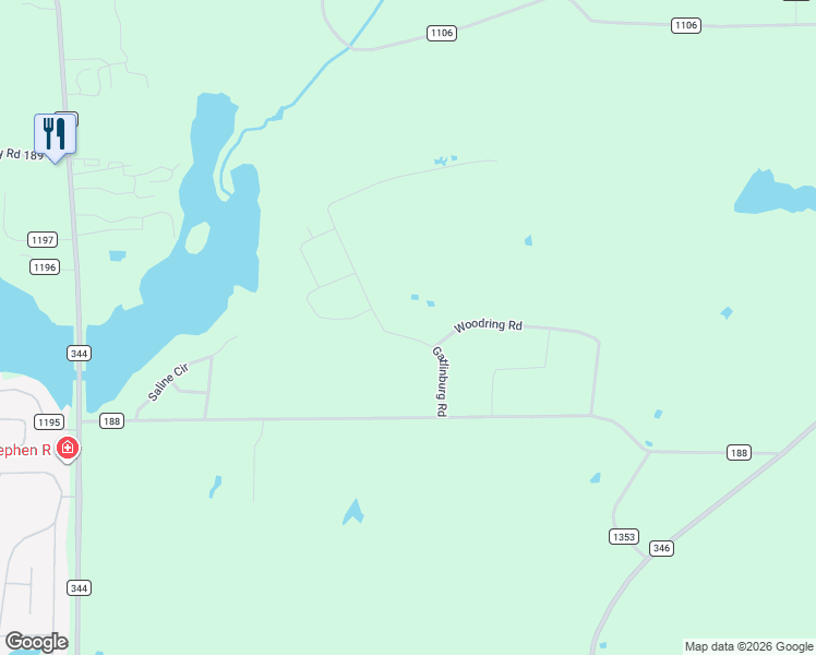 map of restaurants, bars, coffee shops, grocery stores, and more near 21321 Gatlinburg Road in Bullard