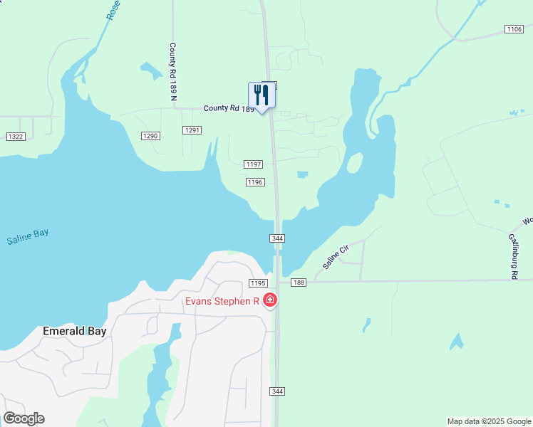 map of restaurants, bars, coffee shops, grocery stores, and more near 16771 Farm to Market 344 in Flint