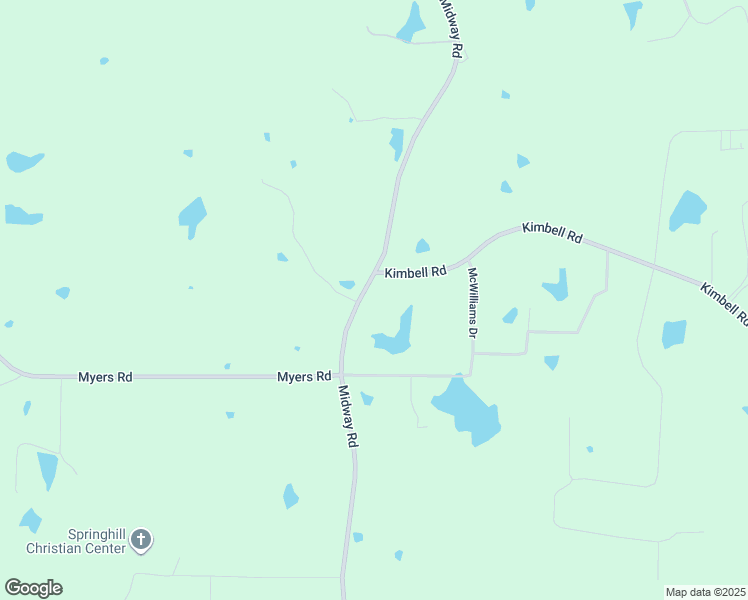 map of restaurants, bars, coffee shops, grocery stores, and more near 11596 Midway Road in Raymond