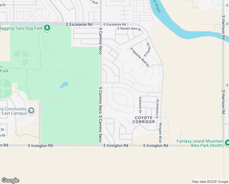 map of restaurants, bars, coffee shops, grocery stores, and more near 8860 East Stone Meadow Circle in Tucson