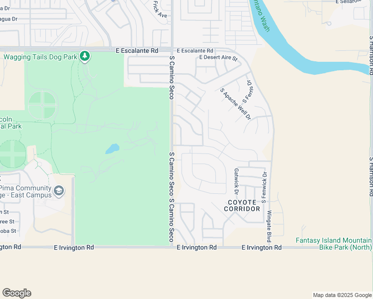 map of restaurants, bars, coffee shops, grocery stores, and more near 8860 East Stone Meadow Circle in Tucson