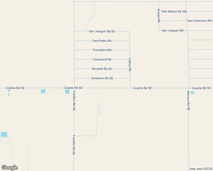 map of restaurants, bars, coffee shops, grocery stores, and more near Sundown Road Southeast in Deming