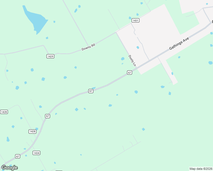 map of restaurants, bars, coffee shops, grocery stores, and more near 2626 Farm to Market 67 in Covington