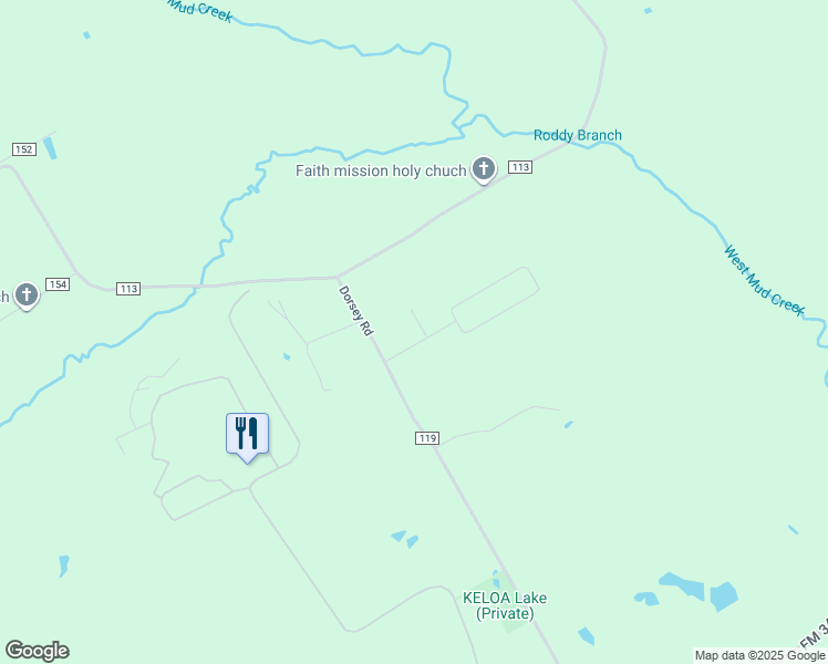 map of restaurants, bars, coffee shops, grocery stores, and more near 21124 Freedom Lane in Tyler