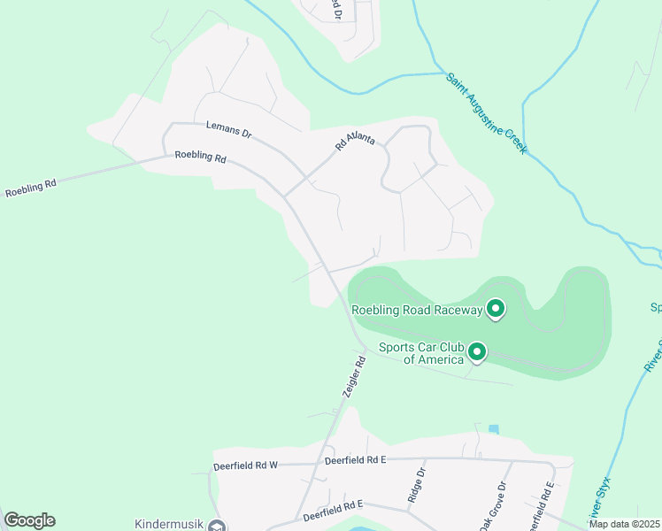 map of restaurants, bars, coffee shops, grocery stores, and more near 765 Roebling Road in Bloomingdale