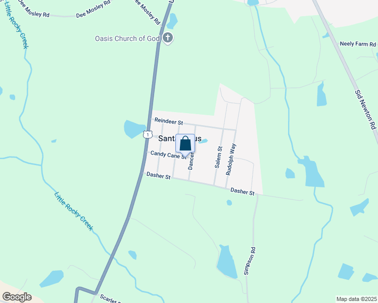map of restaurants, bars, coffee shops, grocery stores, and more near 24 Dancer Street in Lyons