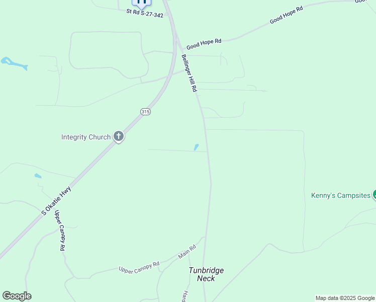 map of restaurants, bars, coffee shops, grocery stores, and more near Chalmers Road in Hardeeville