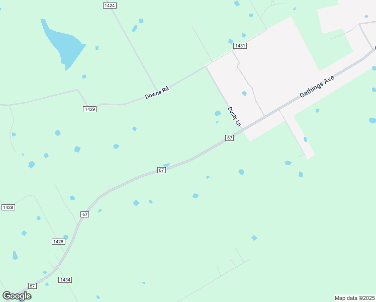 map of restaurants, bars, coffee shops, grocery stores, and more near 2225 Farm to Market 67 in Covington