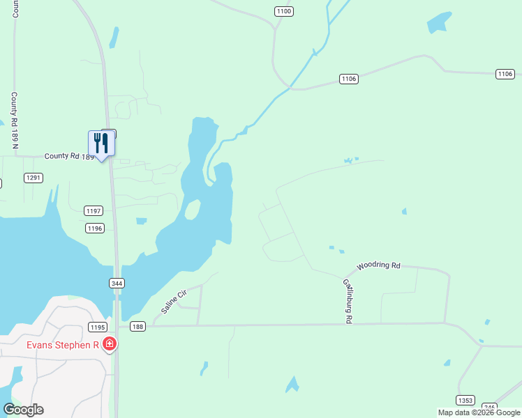 map of restaurants, bars, coffee shops, grocery stores, and more near 21120 Gatlinburg Road in Bullard