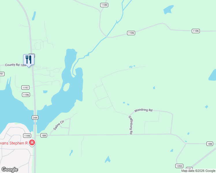 map of restaurants, bars, coffee shops, grocery stores, and more near 21321 Gatlinburg Road in Bullard