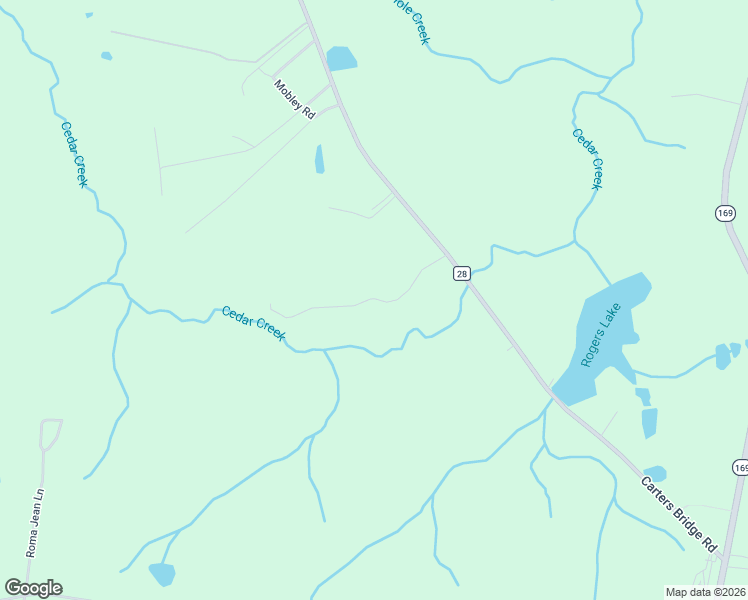 map of restaurants, bars, coffee shops, grocery stores, and more near Creek Ridge Road in Claxton