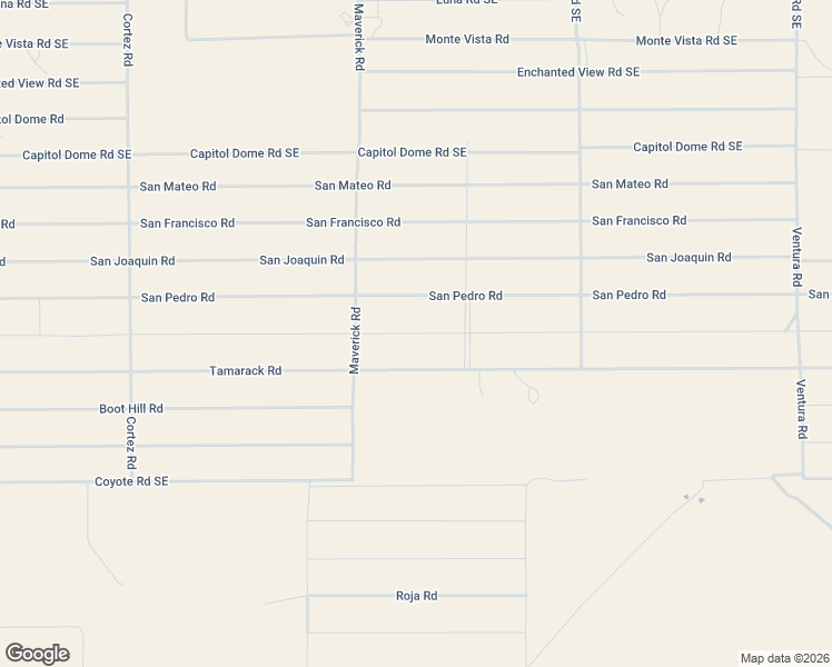 map of restaurants, bars, coffee shops, grocery stores, and more near 5000-5498 Trocadero Road Southeast in Deming