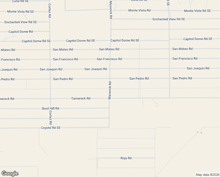 map of restaurants, bars, coffee shops, grocery stores, and more near 5000 Trocadero Road Southeast in Deming