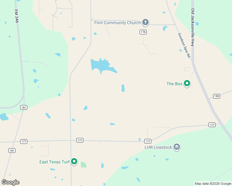 map of restaurants, bars, coffee shops, grocery stores, and more near 21027 County Road 173 in Bullard