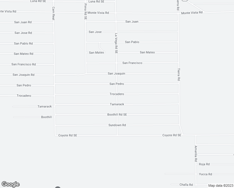 map of restaurants, bars, coffee shops, grocery stores, and more near Trocadero in Deming