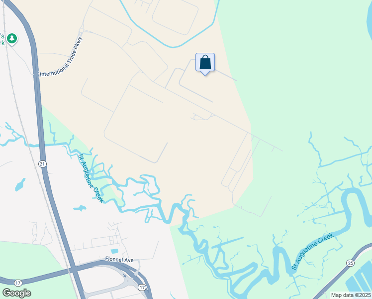 map of restaurants, bars, coffee shops, grocery stores, and more near 211 Little Hearst Parkway in Savannah