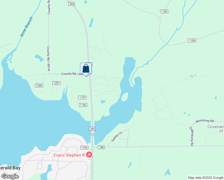 map of restaurants, bars, coffee shops, grocery stores, and more near 17008 Farm to Market 344 in Flint