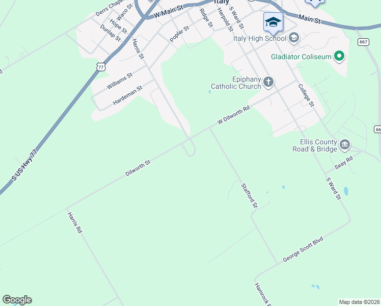 map of restaurants, bars, coffee shops, grocery stores, and more near 516 Farrow Street in Italy