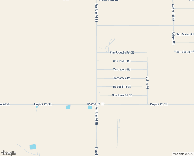 map of restaurants, bars, coffee shops, grocery stores, and more near 16129 Tamarack Road in Deming