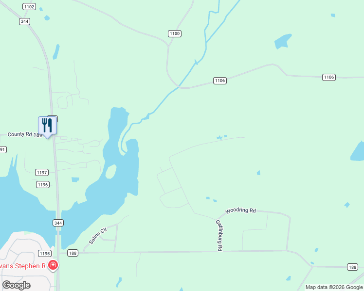 map of restaurants, bars, coffee shops, grocery stores, and more near 21022 Gatlinburg Road in Bullard