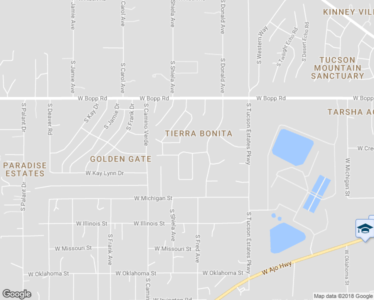 map of restaurants, bars, coffee shops, grocery stores, and more near 6440 West Dana Drive in Tucson