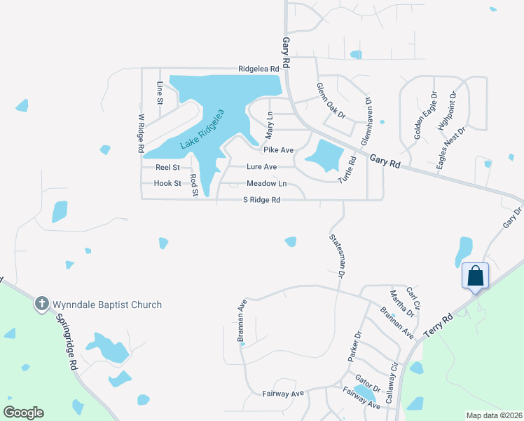 map of restaurants, bars, coffee shops, grocery stores, and more near 2133 South Ridge Road in Jackson