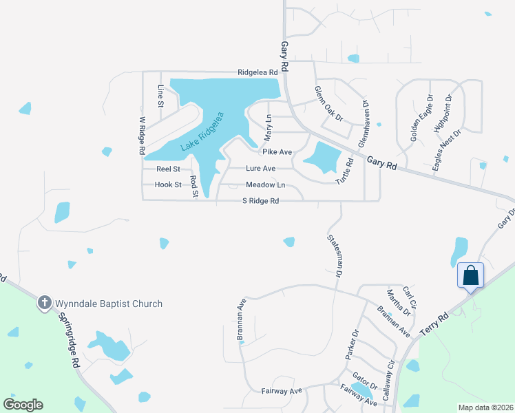 map of restaurants, bars, coffee shops, grocery stores, and more near 2133 South Ridge Road in Jackson
