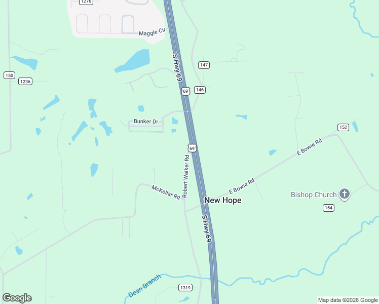 map of restaurants, bars, coffee shops, grocery stores, and more near 20778 Old Highway 69 in Tyler