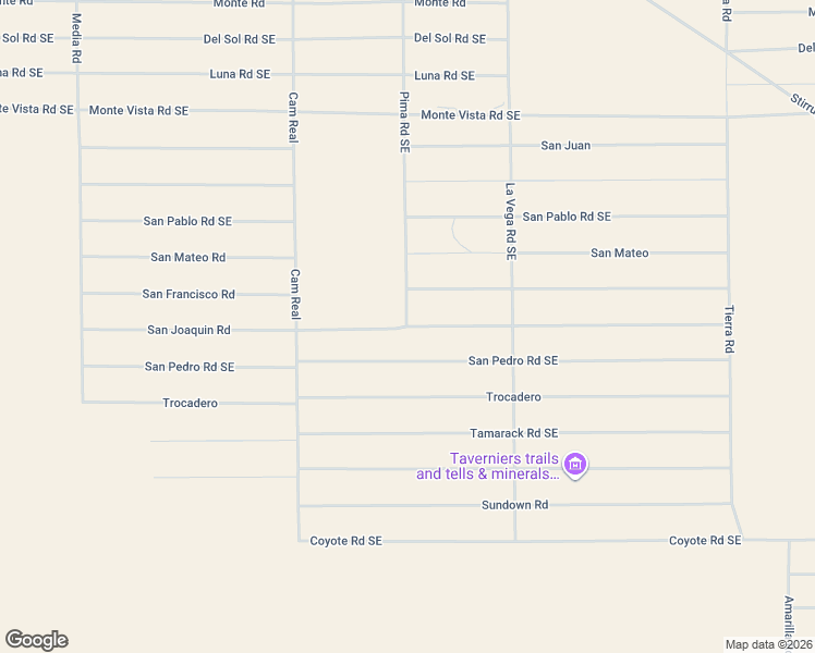 map of restaurants, bars, coffee shops, grocery stores, and more near 8473 San Joaquin in Deming