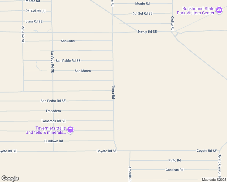 map of restaurants, bars, coffee shops, grocery stores, and more near San Joaquin in Deming