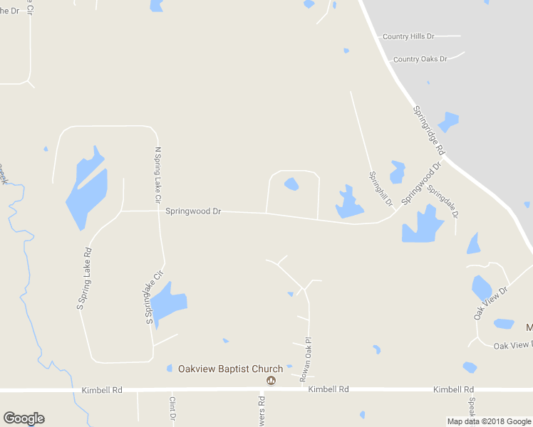 map of restaurants, bars, coffee shops, grocery stores, and more near 263 Springwood Drive in Terry